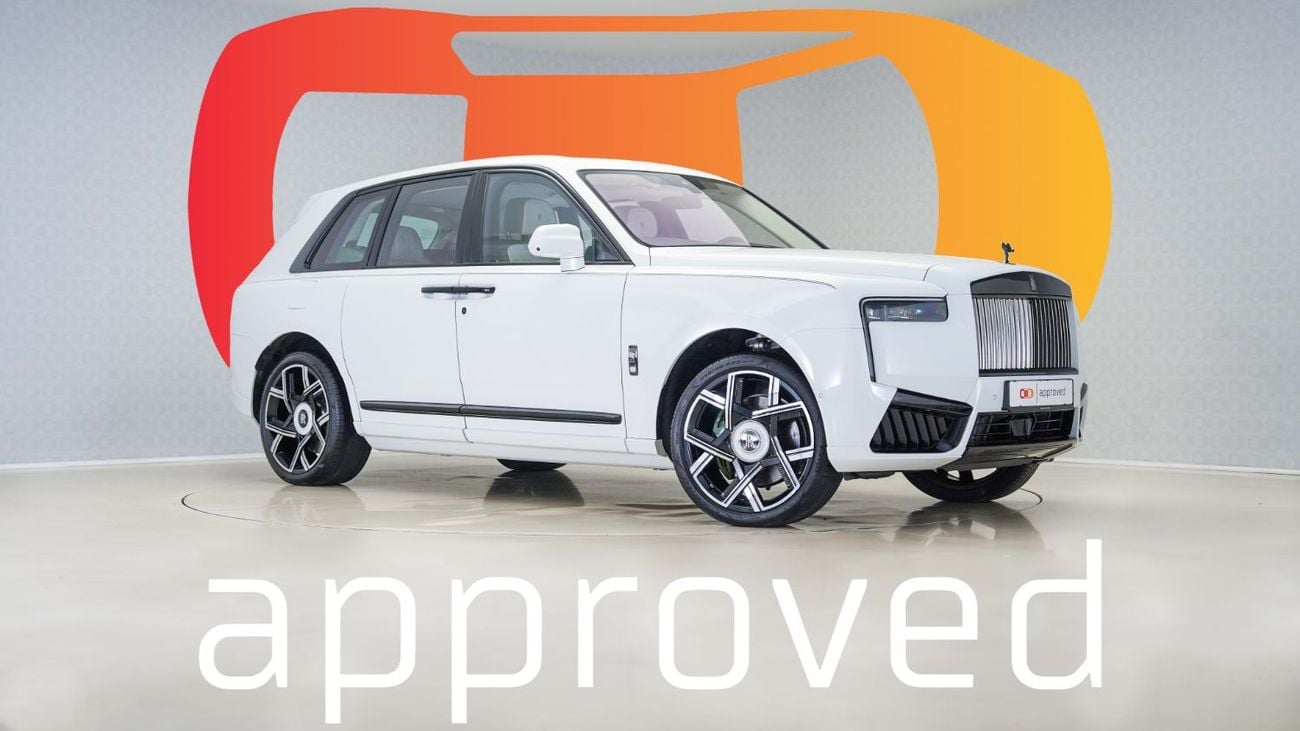 Rolls-Royce Cullinan Cullinan Black Badge | AED 35,071 PM | Warranty-Service September 2028 | GCC