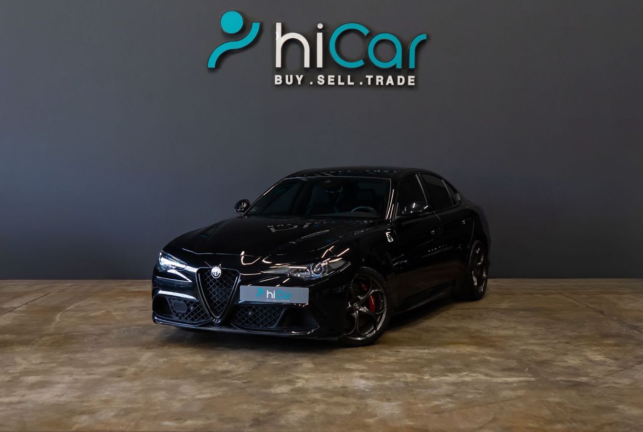 Alfa Romeo Giulia Quadrifoglio 2.9L (505 HP) AED 3,161 pm • 0% Downpayment • Alfa Romeo Giulia Quadrifoglio • 1 Year W
