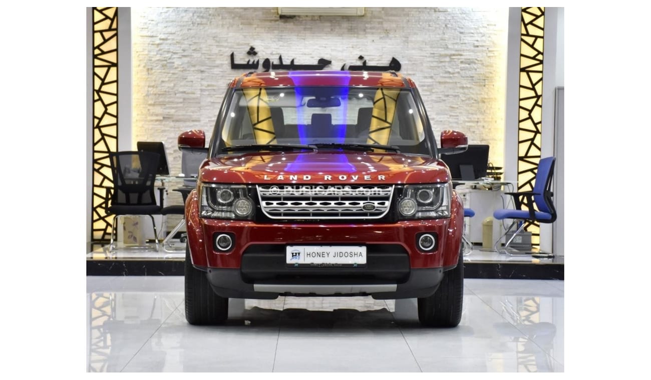 Land Rover Discovery EXCELLENT DEAL for our Land Rover LR4 SCV6 HSE ( 2015 Model ) in Red Color GCC Specs