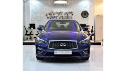 Infiniti Q50 EXECELLENT DEAL for Infiniti Q50 3.0t 2020 Model!! in Blue Color! GCC Specs ORIGINAL PAINT ( صبغ وكا