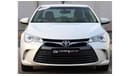 Toyota Camry Toyota Camry 2017, GCC, in excellent condition, No. 2 accidents, very clean from inside and outside