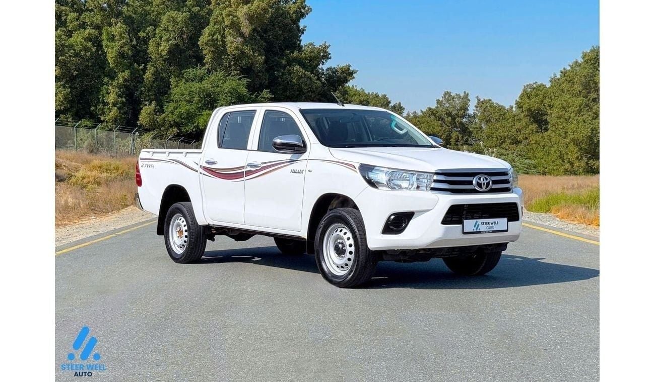 Toyota Hilux GL 2.7L Double Cab Utility 4WD MT  Reliable Condition / GCC Specs / Ready to Drive / Book Now!