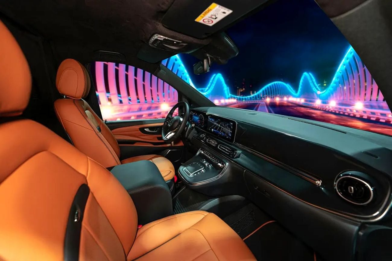 Mercedes-Benz V 300 ARRIVAL MODEL VIP MERCEDES GCC V300 with ADDITIONAL REAR AC - 2 Years Warranty by VLINE