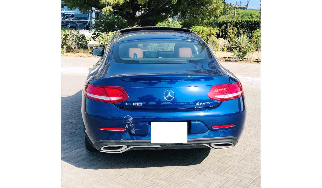 مرسيدس بنز C 300 كوبيه (COUPE) 4 MATIC 2.0L 1,760/- MONTHLY , PANORAMIC SUN ROOF