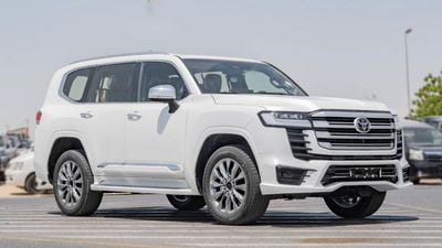 تويوتا لاند كروزر VXR 2026 Toyota Land Cruiser VXR 3.5L Twin Turbo AT Petrol (White-red)