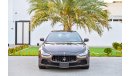 Maserati Ghibli | AED 2,428 Per Month | 0% DP | Low Mileage | Exceptional Condition