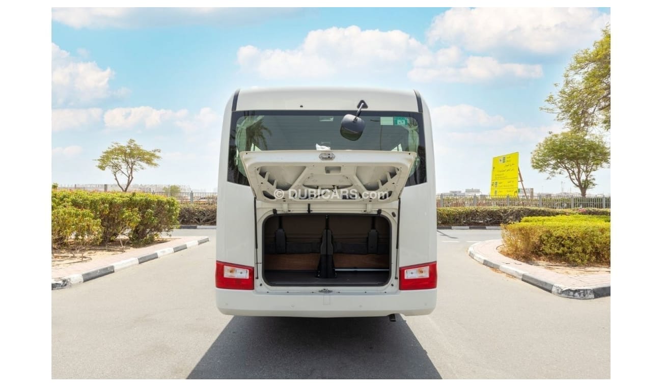 تويوتا كوستر 2023 Toyota Coaster 4.2L 23 Seats + 3 Point Seat Belt + Auto Pass. Door + Door Step Light