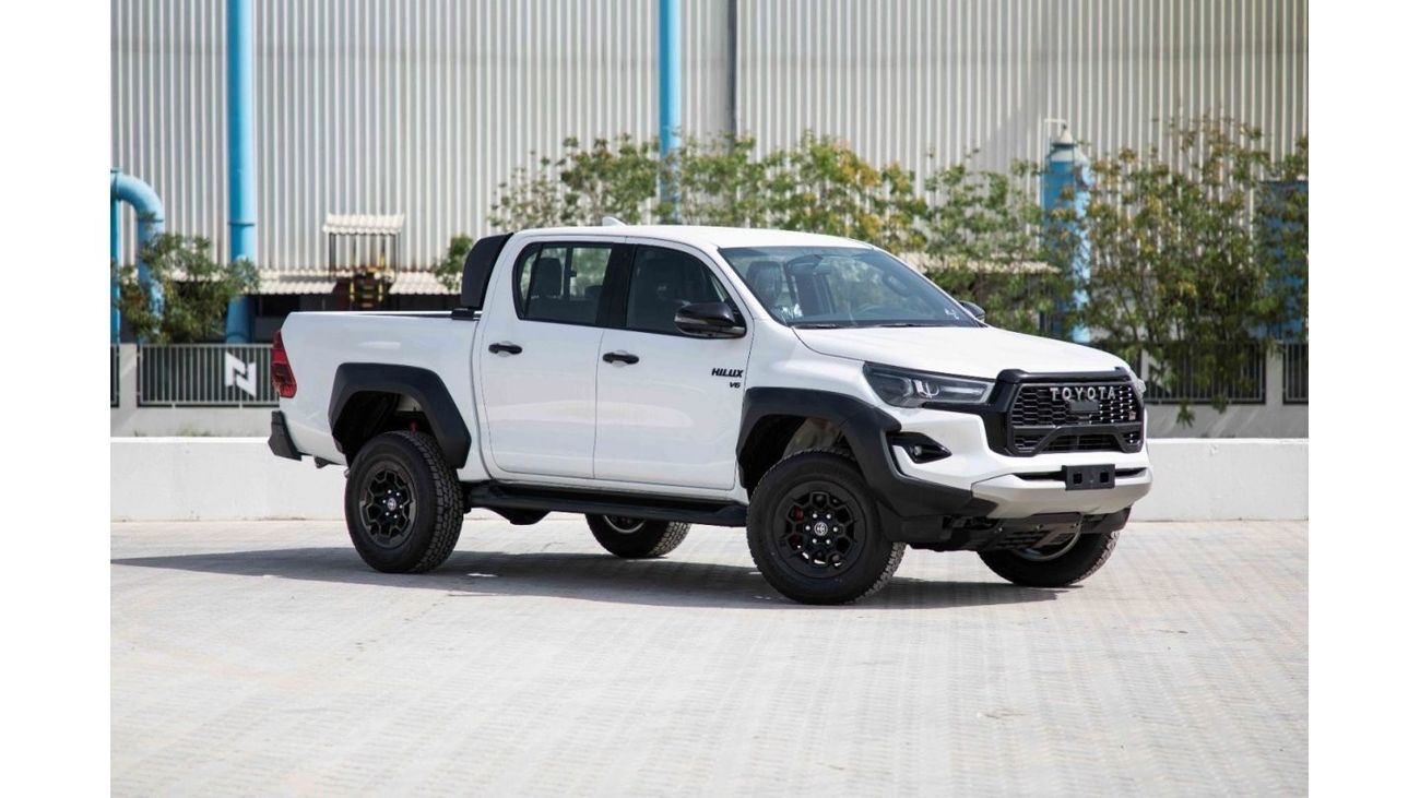 Toyota Hilux 2024 Toyota Hilux 4x4 DC 4.0 GR-S - Platinum White Pearl inside GRS