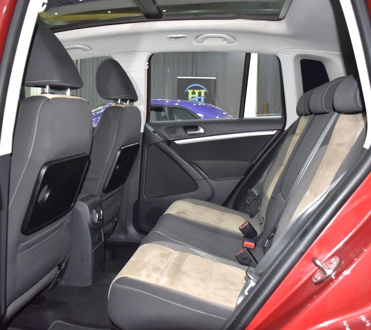 Volkswagen Tiguan SEL EXCELLENT DEAL for our Volkswagen Tiguan 2.0 TSi 4Motion ( 2014 Model ) in Red Color GCC Specs