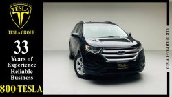 Ford Edge LEATHER SEATS + NAVIGATION / GCC / 2017 / DEALER WARRANTY VALID UNTIL 29/05/2023 / ONLY 1225 DHS P.M