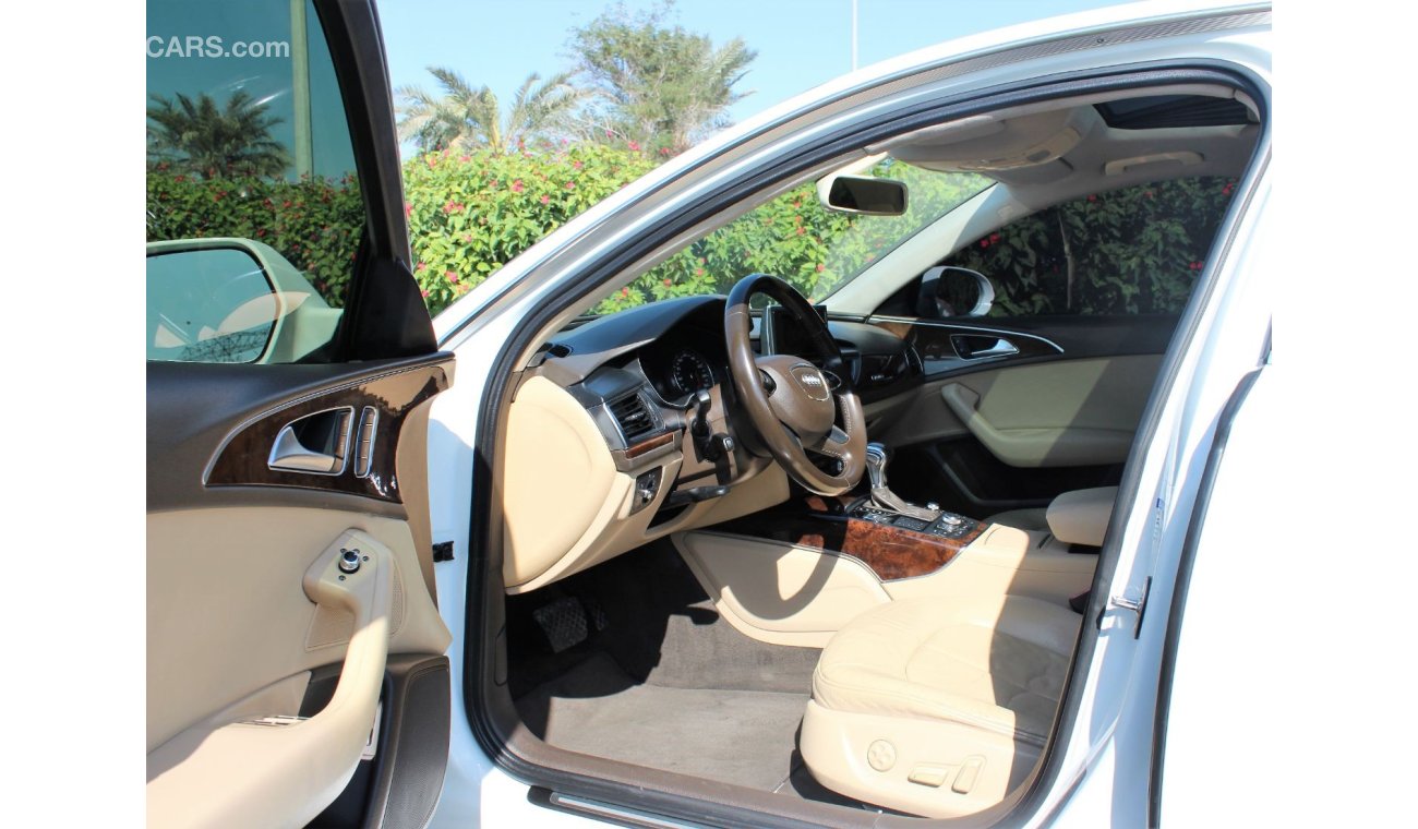 أودي A6 2012/ 2.8L/ V6/ QUATTRO/ GCC/ 100% ORIGINAL PAINT/ 1 YEAR WARRANTY