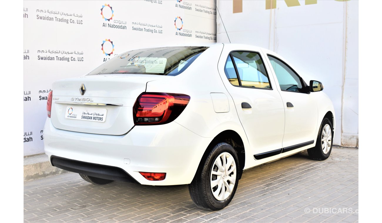 رينو سيمبول 1.6L PE 2017 GCC SPECS DEALER WARRANTY