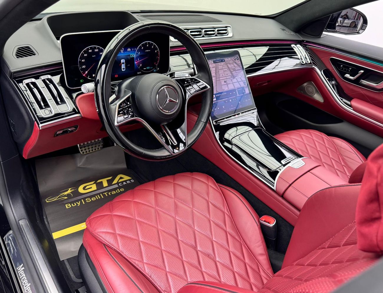 مرسيدس بنز S 580 4MATIC Exclusive 4.0L 2022 Mercedes Benz S580 4MATIC, 2027 MB Warranty, 2026 MB Service Pack, Fully