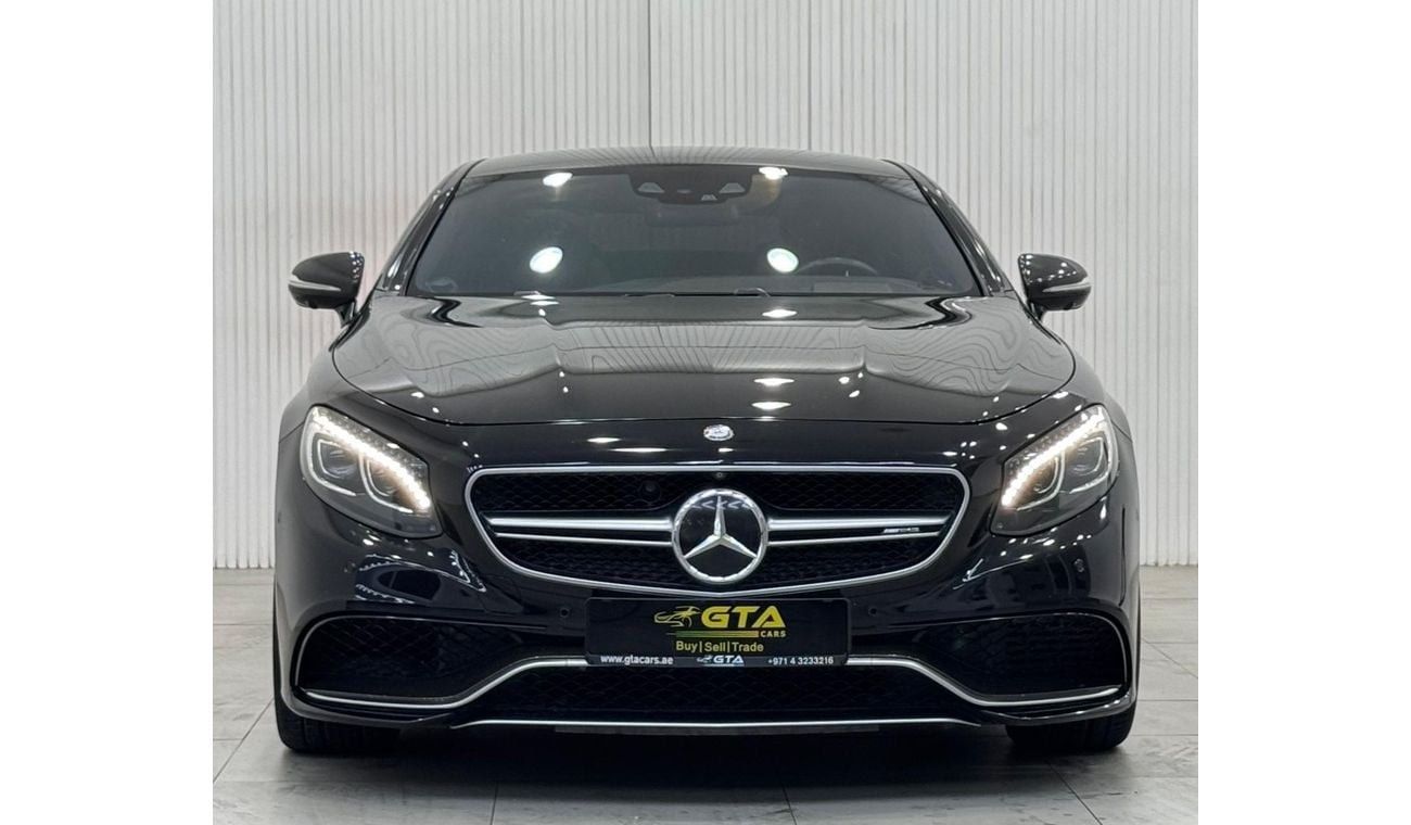 Mercedes-Benz S 63 AMG Coupe 2015 Mercedes Benz S63 AMG 4MATIC, Service History, Full Options, Excellent Condition, GCC