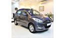 Hyundai i10 ORIGINAL PAINT ( صبغ وكاله ) AMAZING Hyundai i10 2015 Model!! in Grey Color! GCC Specs