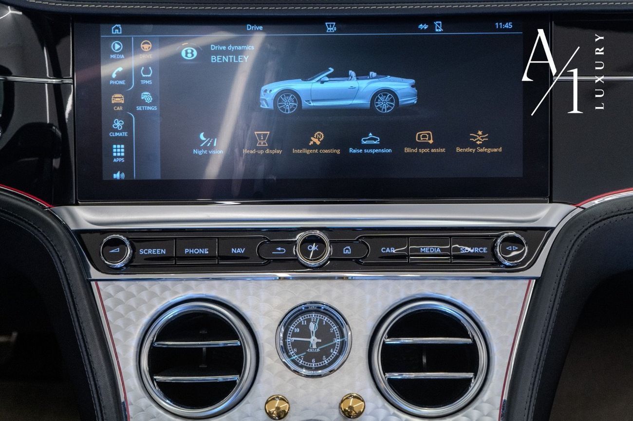 بنتلي كونتيننتال جي تي سي 2020 Bentley Continental GTC Mulliner 1 of 100, Carbon Body Kit, GCC Specs, With Warranty