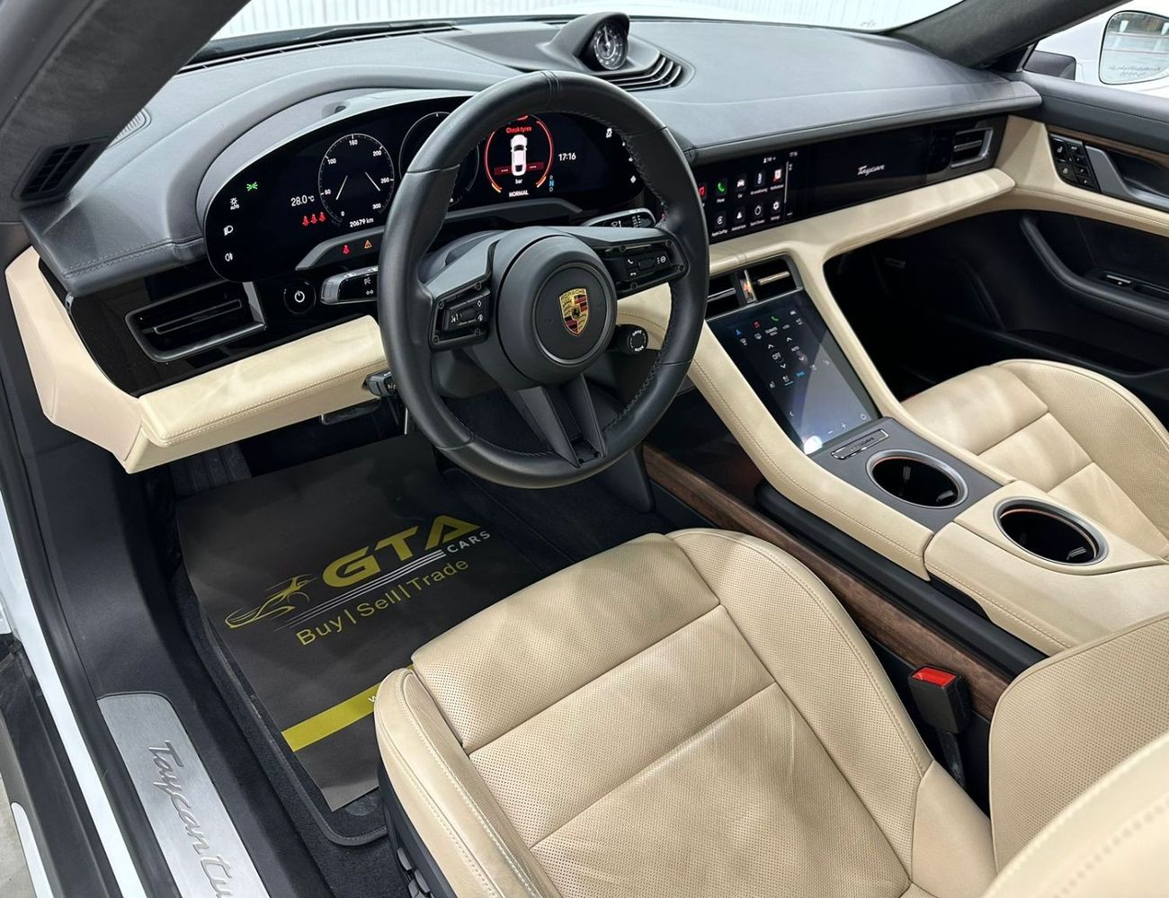 Porsche Taycan 2021 Porsche Taycan Turbo, 7 Years Porsche Battery Warranty, Full Porsche History, Apr 2025 Warranty