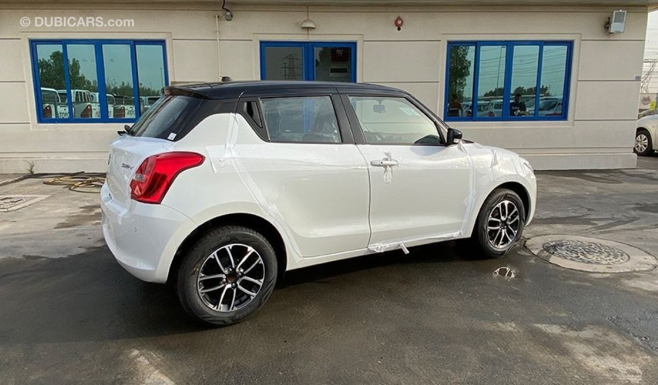 Suzuki Swift WHITE ROOF BLACK 1.2L FOR EXPORT