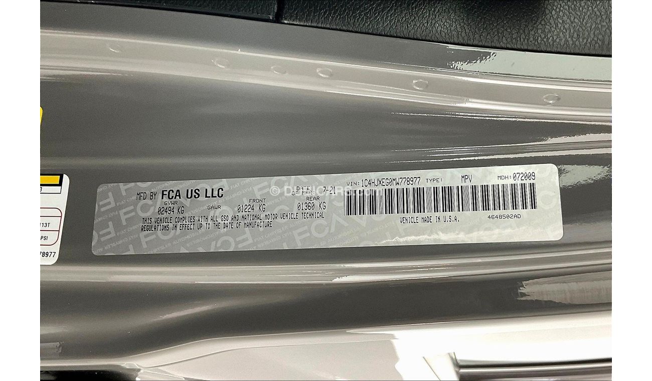 Jeep Wrangler Sahara Plus Unlimited