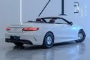 مرسيدس بنز S 560 كوبيه 2018 Mercedes Benz S560 Convertible V8, Service History, Fully Loaded, Excellent Condition, GCC Spec