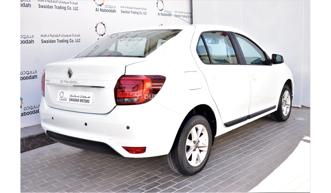 Renault Symbol | AED 744 PM | 0% DP | 1.6 SE 2017 GCC DEALER WARRANTY