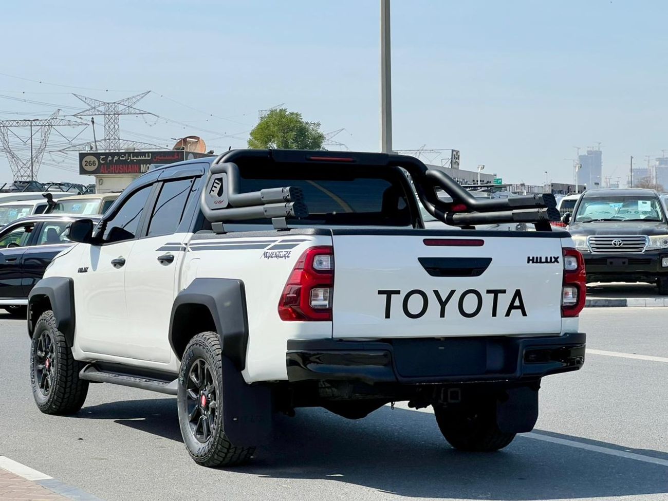 تويوتا هيلوكس The Toyota Hilux is a legendary, mid-size pickup truck known for its exceptional ruggedness, durabil