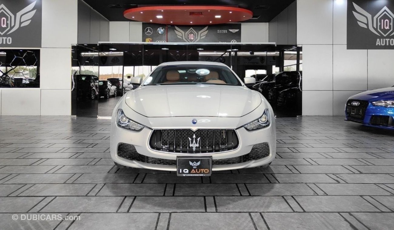 Maserati Ghibli AED 1,700 P.M | 2016 MASERATI GHIBLI S | FULLY LOADED | GCC | UNDER WARRANTY