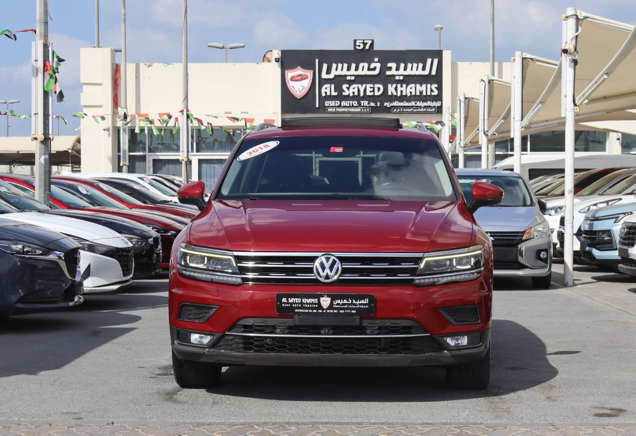 Volkswagen Tiguan R-Line 2.0L Volkswagen Tiguan 2018 - GCC - Accident-free - 2.0L  - Full options - Excellent conditio