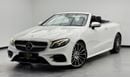 مرسيدس بنز E 200 كوبيه 2018 Mercedes Benz E200 Cabriolet, Full Service History, Fully Loaded, Excellent Condition, GCC