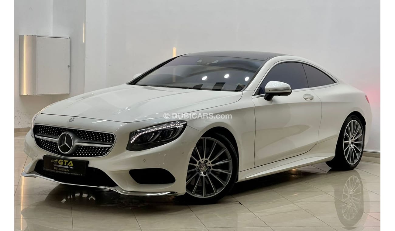 Mercedes-Benz S 500 Coupe 2016 Mercedes S500 4MATIC, Mercedes Service History, Warranty, GCC