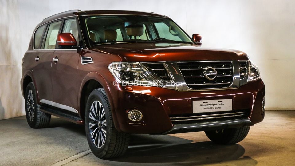 Nissan Patrol Platinum for sale AED 215,900. Brown, 2019