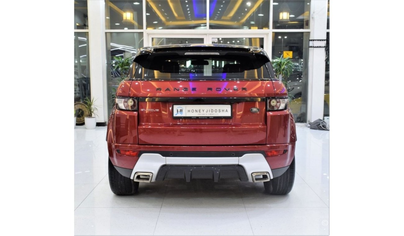 Land Rover Range Rover Evoque Dynamic Plus EXCELLENT DEAL for our Land Rover Range Rover ( 2012 Model! ) in Red Color! GCC Specs