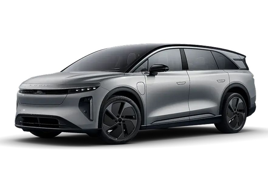 Lucid Gravity cover - Front Left Angled