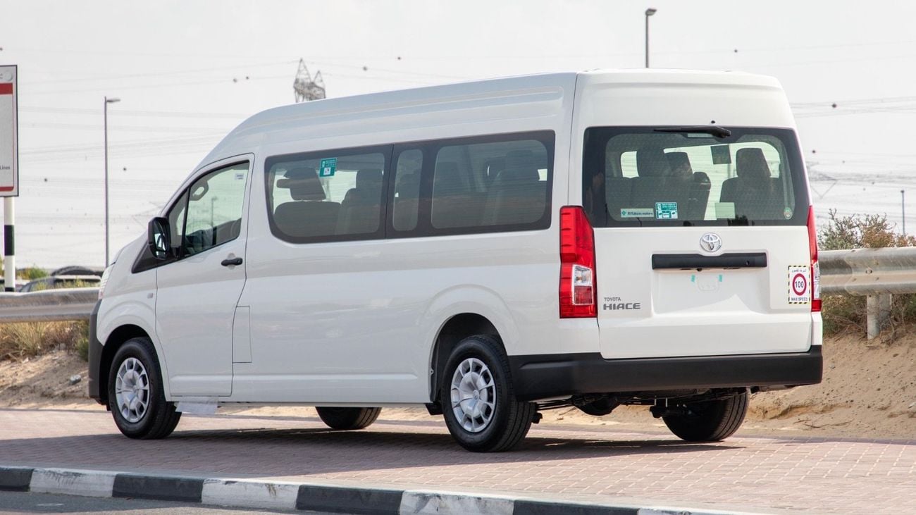 تويوتا هاياس 2025 TOYOTA HIACE 3.5L HIGHROOF PASSENGER 13 SEATER PETROL AUTOMATIC TRANSMISSION