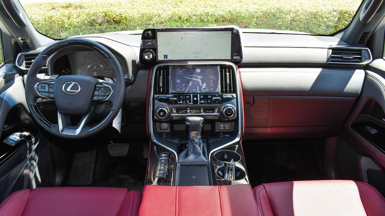 Lexus LX 600 ECTAGR038 - 2025 Lexus LX 600 Signature - 3.5L Petrol Auto - Sonic Quartz with Red Interior