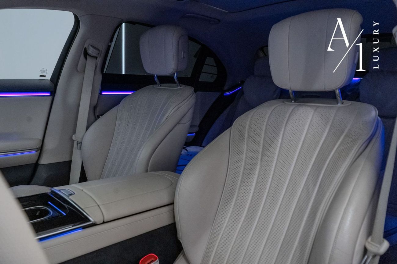 Mercedes-Benz S 500 4MATIC 3.0L 2021 Mercedes Benz S500 4MATIC, Warranty, Full Service History, Fully Loaded, GCC