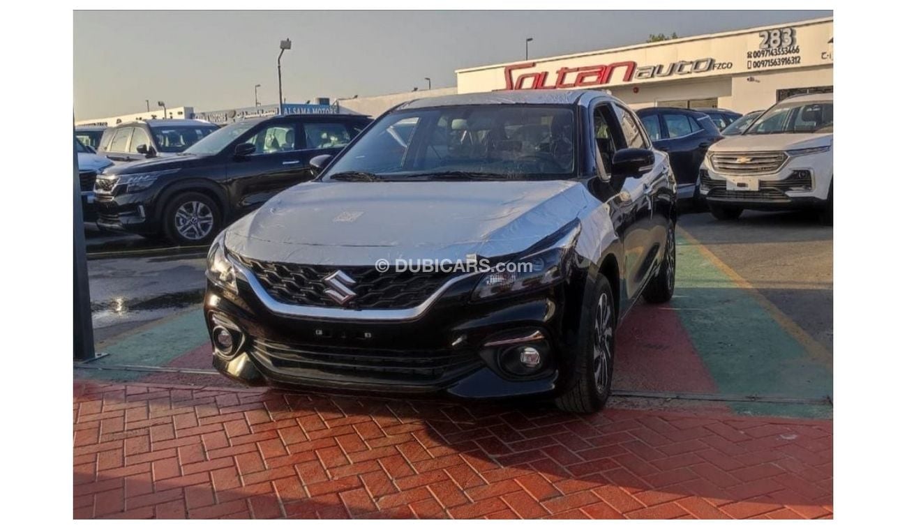 Suzuki Baleno Full Option black color 1.5L Petrol A/T 4X2 FWD 360 camera and Heads up display