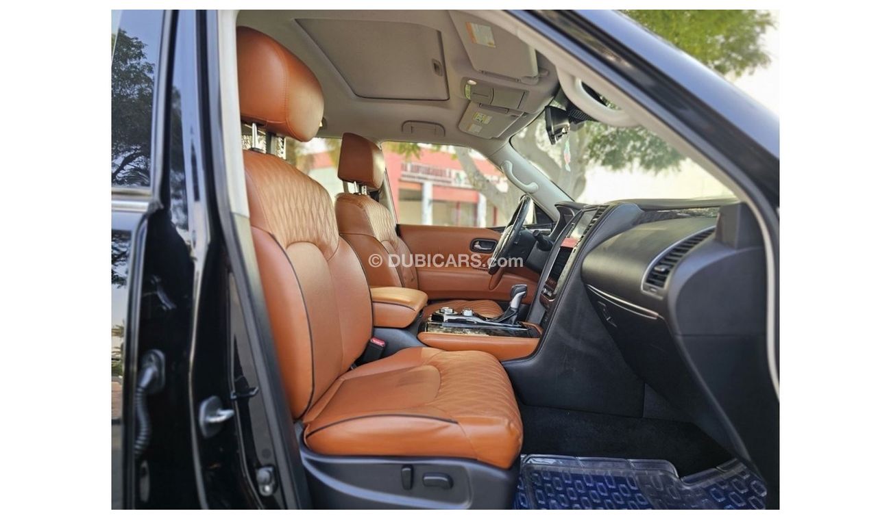 Nissan Patrol LE Platinum City NISSAN PATROL PLATINUM V8 2021 GCC SINGLE OWNER WITH AGENCY SERVICE IN MINT CONDITI