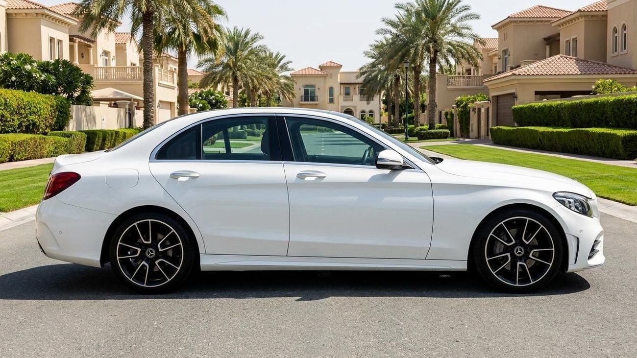 Mercedes Benz C200 AMG 2021 | AED 1730/Month | 0 DP | 30 Day Return | Warranty | Service History