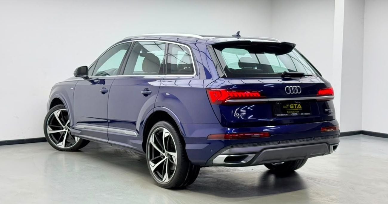 أودي Q7 55 TFSI S-LINE LUXURY 55 TFSI quattro S-Line 3.0L 2021 Audi Q7 55 TFSI S-Line, Warranty, Full Audi S