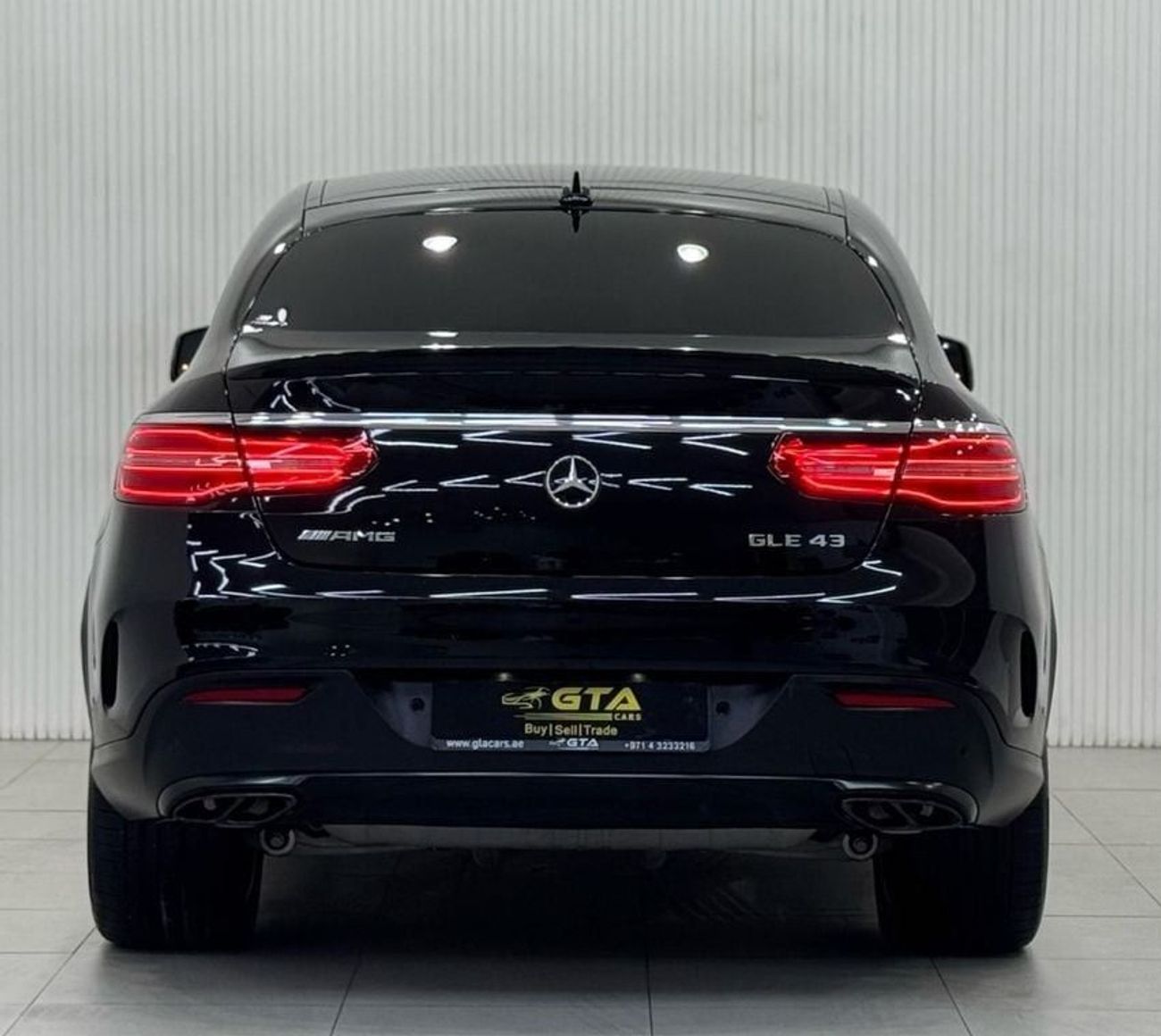 Mercedes-Benz GLE 43 AMG 4MATIC+ 3.0L 2019 Mercedes Benz GLE43 AMG 4MATIC Coupe, Warranty, Full Mercedes Service History, GCC