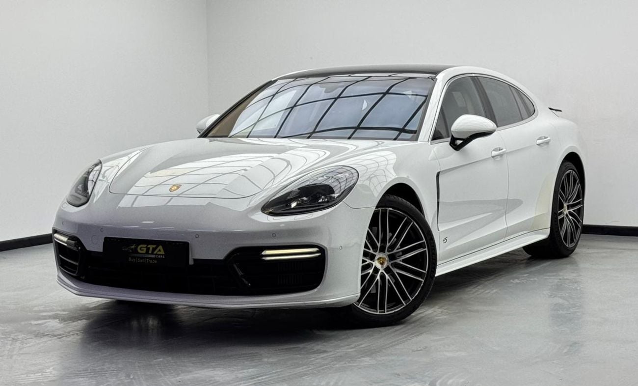 بورش باناميرا 4S 2.9L 2018 Porsche Panamera 4S, Full Porsche Service History, Sport Chrono Package, GCC2018 Porsch