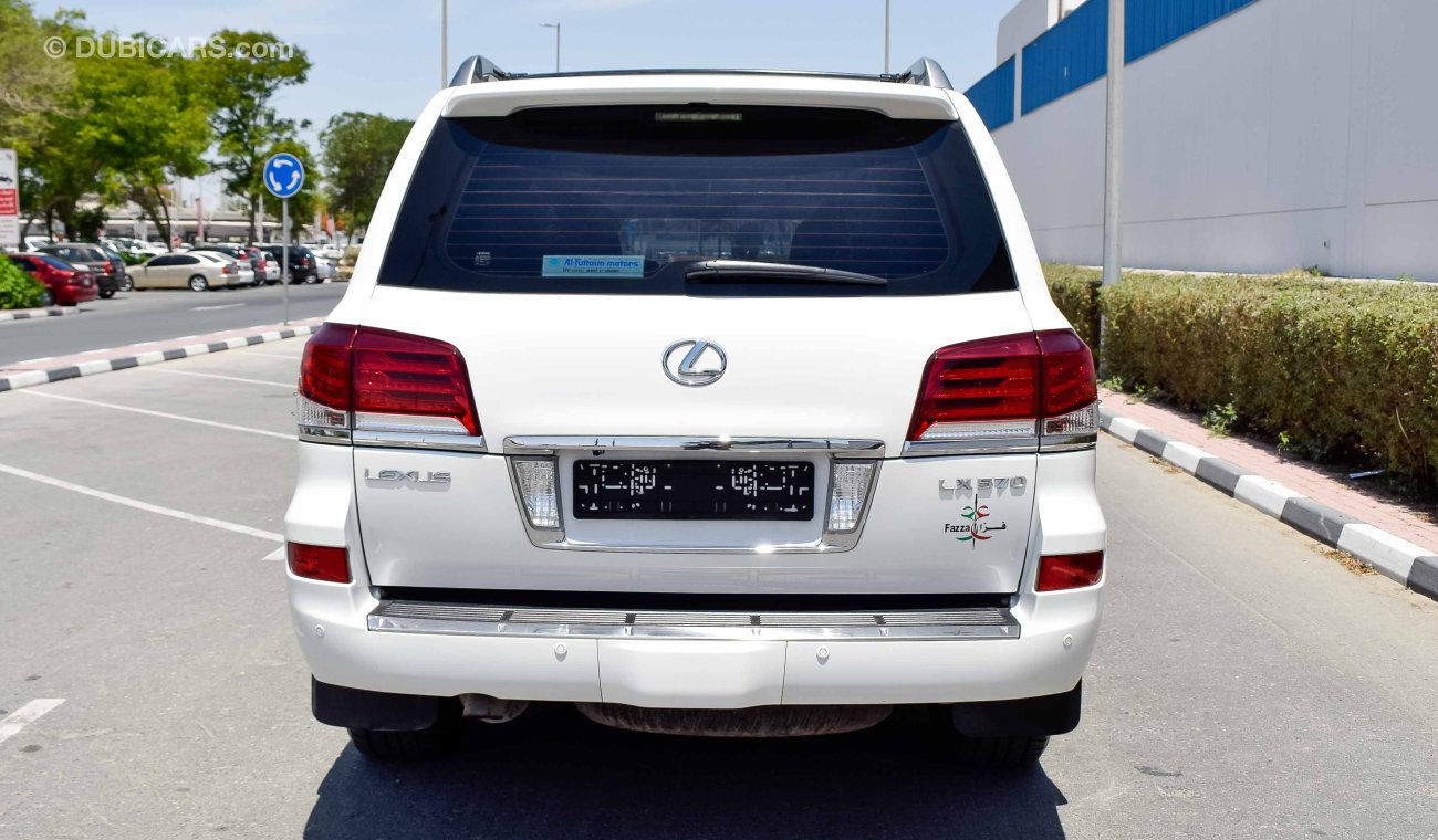 Lexus LX570 full services history from al futaim