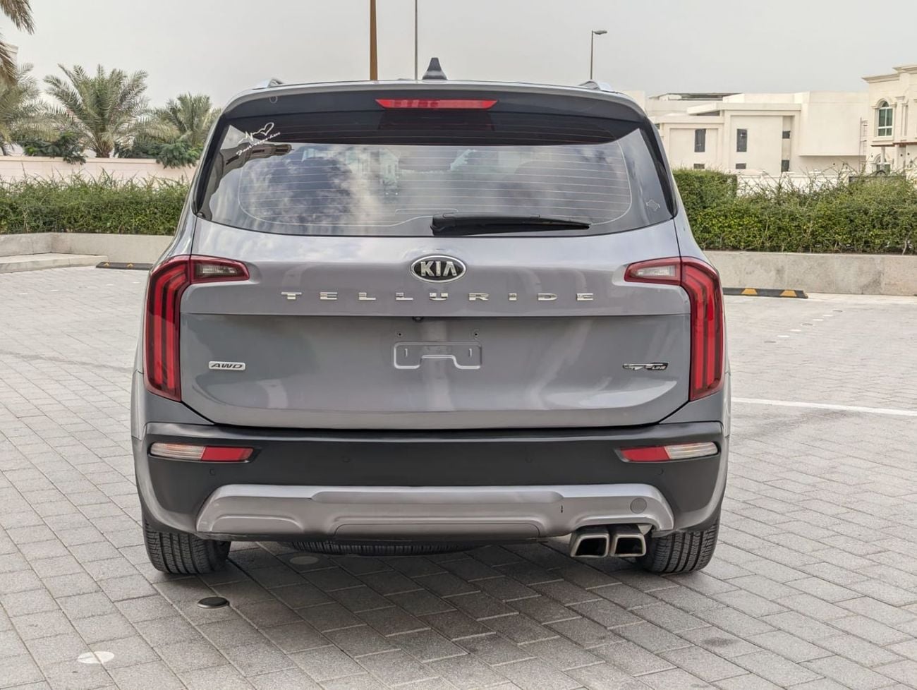كيا تيلورايد Kia Telluride 2021 LHD grey colour