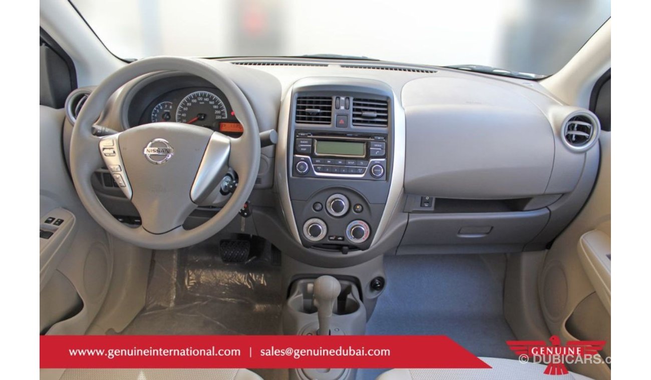 Nissan Sunny SV 1.5 with spoiler 2020 model available for export sales outside GCC.