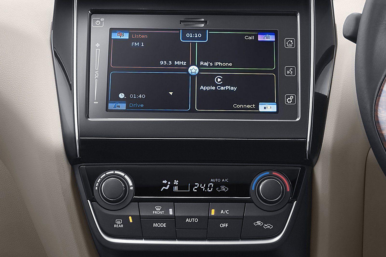 Suzuki Dzire interior - Multimedia Screen