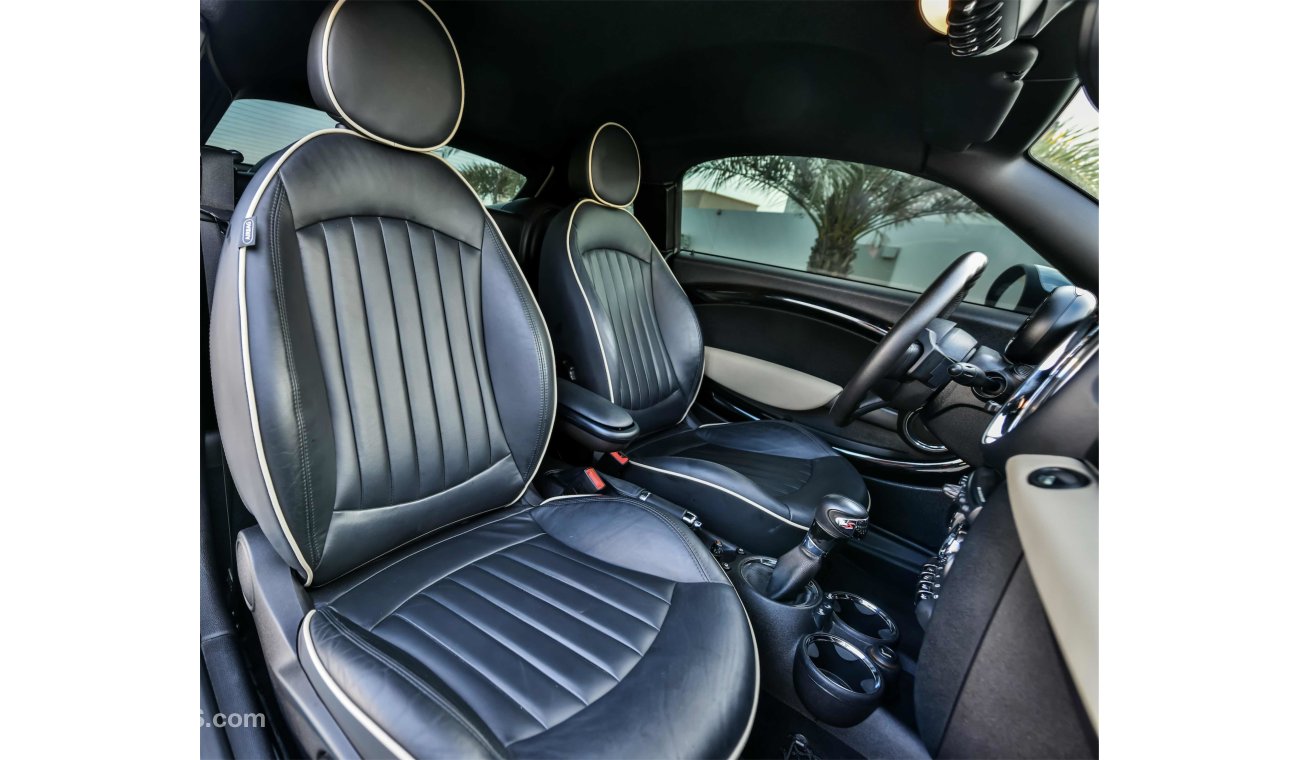 Mini Cooper S Coupé - 2013  - Under Warranty - AED 881 per month - 0% Downpayment