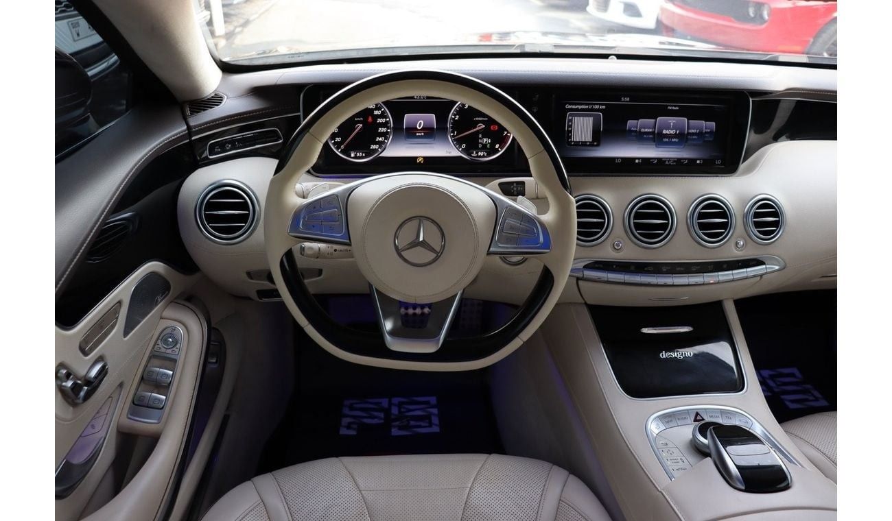 مرسيدس بنز S 500 كوبيه Mercedes-Benz S500 Coupe / 2016 / Germany / Original Paint/ Free Accident/ First Owner