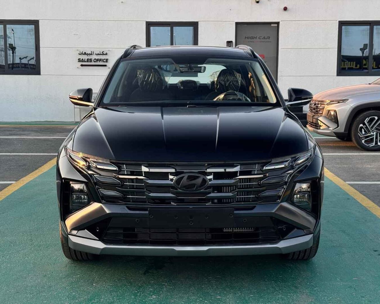 هيونداي توسون HYUNDAI TUCSON 1.6T - 2027 MODEL - GCC SPECS - BLACK COLOR