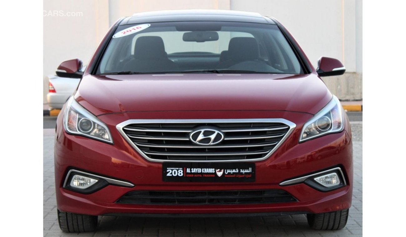 Hyundai Sonata Hyundai Sonata 2016 full option GCC, without accidents, very clean from inside and outside